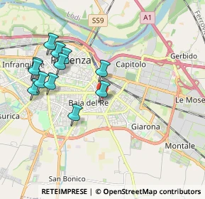 Mappa Via Don Borea, 29122 Piacenza PC, Italia (2.01167)