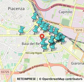 Mappa Via Don Borea, 29122 Piacenza PC, Italia (0.599)