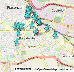 Mappa Via Don Borea, 29122 Piacenza PC, Italia (0.881)