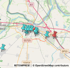 Mappa Via Don Borea, 29122 Piacenza PC, Italia (3.13636)