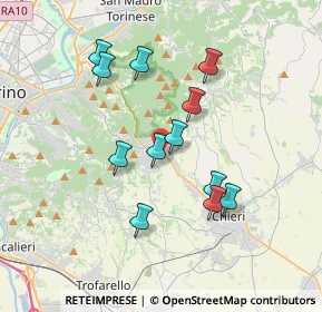 Mappa 10025 Pino Torinese TO, Italia (3.24917)