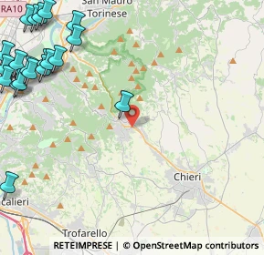 Mappa 10025 Pino Torinese TO, Italia (6.9075)