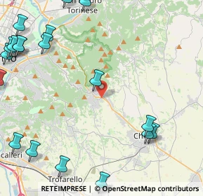 Mappa 10025 Pino Torinese TO, Italia (6.655)