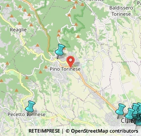 Mappa 10025 Pino Torinese TO, Italia (4.10455)