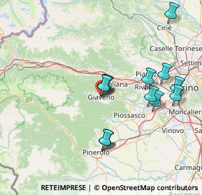 Mappa Via Don Andrea Pogolotto, 10094 Giaveno TO, Italia (14.66308)