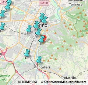 Mappa , 10133 Torino TO, Italia (4.81833)