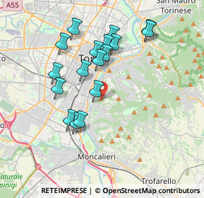 Mappa , 10133 Torino TO, Italia (3.48882)