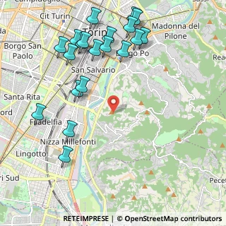 Mappa , 10133 Torino TO, Italia (2.5365)