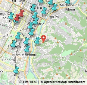 Mappa , 10133 Torino TO, Italia (2.5425)