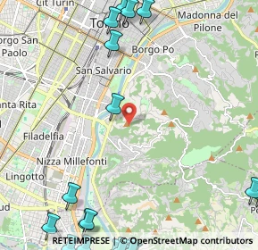 Mappa , 10133 Torino TO, Italia (3.6565)