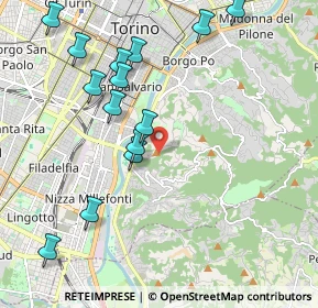 Mappa , 10133 Torino TO, Italia (2.25643)