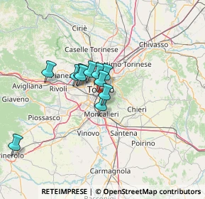 Mappa , 10133 Torino TO, Italia (9.40091)