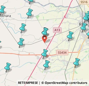 Mappa Viale delle Industrie, 45023 Costa di Rovigo RO, Italia (6.2165)