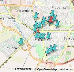 Mappa Via Camillo Tassi, 29122 Piacenza PC, Italia (0.737)