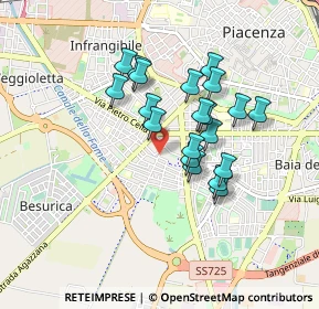 Mappa Via Camillo Tassi, 29122 Piacenza PC, Italia (0.7145)