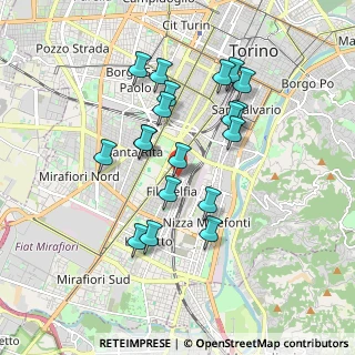 Mappa Via Erasmo da Rotterdam, 10134 Torino TO, Italia (1.64895)