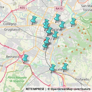 Mappa Via Erasmo da Rotterdam, 10134 Torino TO, Italia (3.46429)