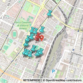 Mappa Via Erasmo da Rotterdam, 10134 Torino TO, Italia (0.403)