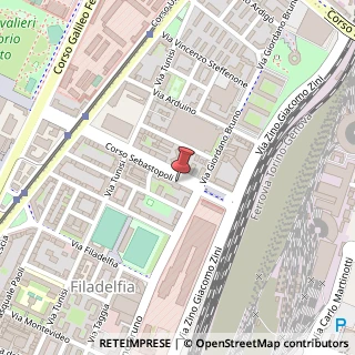 Mappa Corso Sebastopoli, 37, 10134 Torino, Torino (Piemonte)