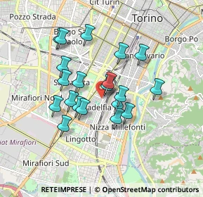 Mappa Corso Sebastopoli, 10100 Torino TO, Italia (1.4665)
