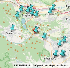 Mappa Via Ugo Foscolo, 10090 Trana TO, Italia (5.25941)