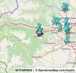 Mappa Via Susa, 10094 Giaveno TO, Italia (16.43786)