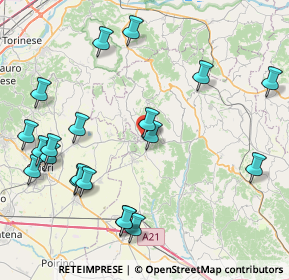 Mappa 14022 Castelnuovo Don Bosco AT, Italia (9.9285)