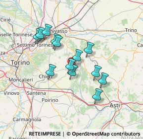 Mappa 14022 Castelnuovo Don Bosco AT, Italia (11.66231)