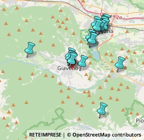 Mappa Via Ugo Scaletta, 10094 Giaveno TO, Italia (3.409)