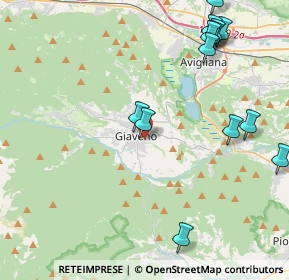 Mappa Via Ugo Scaletta, 10094 Giaveno TO, Italia (5.17923)