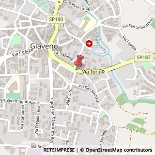 Mappa Via Torino,  1, 10094 Giaveno, Torino (Piemonte)