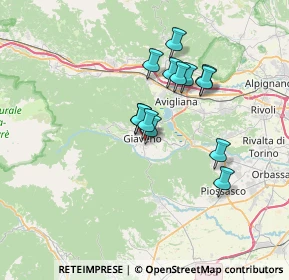 Mappa Via San Michele, 10094 Giaveno TO, Italia (5.41769)