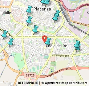 Mappa Via Pietro da Noceto, 29122 Piacenza PC, Italia (1.26538)