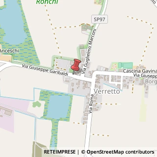 Mappa Via Garibaldi, 18, 27053 Verretto PV, Italia, 27053 Verretto, Pavia (Lombardia)