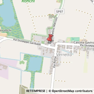 Mappa Via Marconi, 1, 27053 Verretto, Pavia (Lombardia)