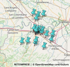 Mappa Via Gadolini Vittorio, 29122 Piacenza PC, Italia (9.0935)