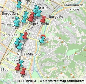 Mappa Strada Consortile del Salino, 10133 Torino TO, Italia (2.463)