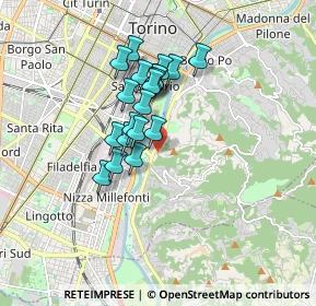 Mappa Strada Consortile del Salino, 10133 Torino TO, Italia (1.3165)