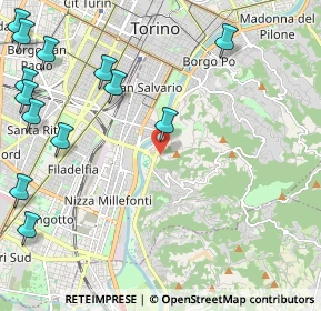 Mappa Strada Consortile del Salino, 10133 Torino TO, Italia (3.17286)