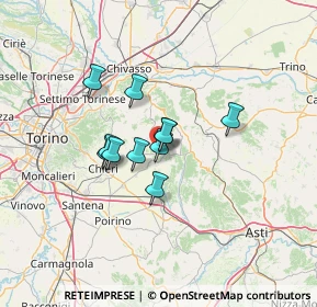 Mappa Via Guglielmo Marconi, 14022 Castelnuovo Don Bosco AT, Italia (8.59273)