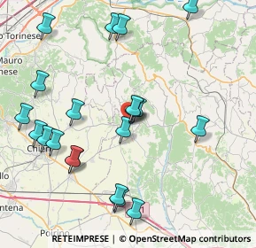 Mappa Via Guglielmo Marconi, 14022 Castelnuovo Don Bosco AT, Italia (9.0185)