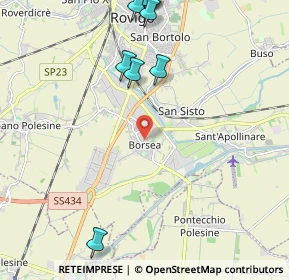 Mappa Via Giacomo Matteotti, 45100 Rovigo RO, Italia (2.92)