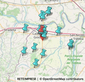 Mappa SS 412, 29011 Borgonovo Val Tidone PC, Italia (5.7215)