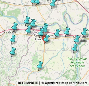 Mappa SS 412, 29011 Borgonovo Val Tidone PC, Italia (8.539)