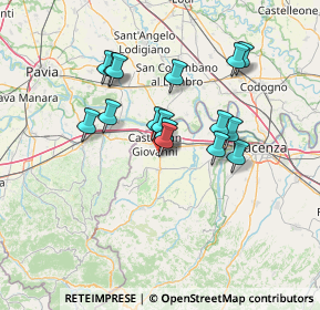 Mappa SS 412, 29011 Borgonovo Val Tidone PC, Italia (11.61625)