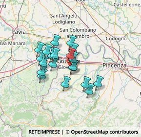 Mappa SS 412, 29011 Borgonovo Val Tidone PC, Italia (9.804)