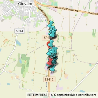 Mappa SS 412, 29011 Borgonovo Val Tidone PC, Italia (0.58214)