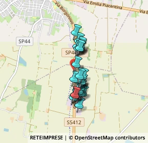 Mappa SS 412, 29011 Borgonovo Val Tidone PC, Italia (0.58214)