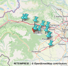 Mappa Borgata Porteglio, 10094 Giaveno TO, Italia (10.12417)