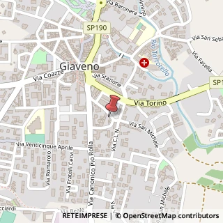 Mappa Piazza Maritano, 9, 10094 Giaveno, Torino (Piemonte)